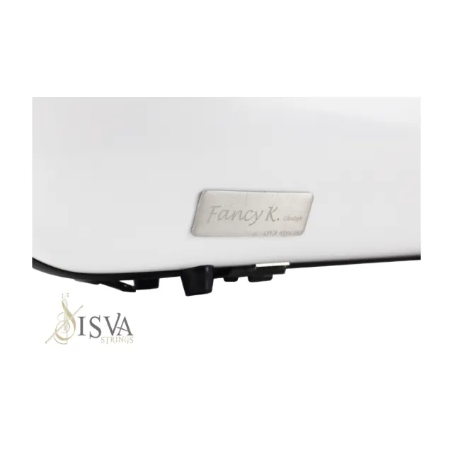 【ISVA Strings】Fancy K.碳纖小提琴盒 珍珠白 登機首選 輕體設計1.5kg (年度最低價｜防水硬盒限時七折)