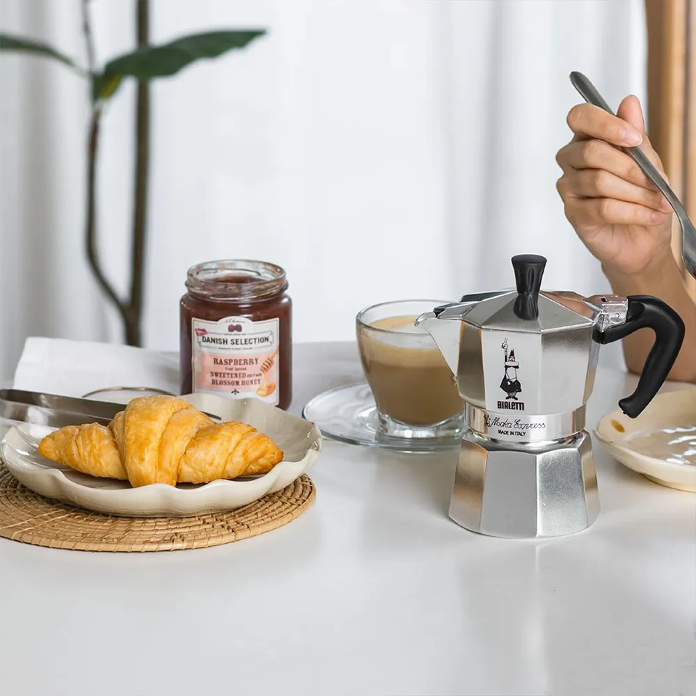 Bialetti 比亞樂堤】經典摩卡壺MOKA-2杯份(義式濃縮/百年咖啡壺/原廠