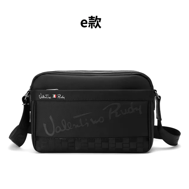 【Valentino Rudy 范倫鐵諾.路迪】多隔層機能收納休閒橫式/直式(斜背/側背包)