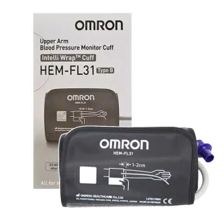 【OMRON 歐姆龍】原廠血壓計壓脈帶第三代-硬式含接頭(22-42cm HEM-FL31)