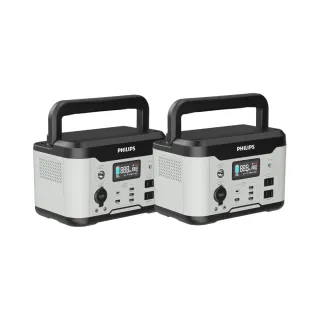 【Philips 飛利浦】2入組!! Philips 飛利浦 600W 攜帶式儲能行動電源(DLP8093C)