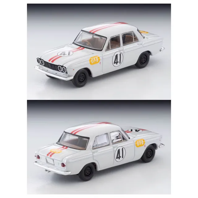 【TOMYTEC】LV-213b PRINCE SKYLINEGT The 2nd Japanese GP #41 白(模型車)