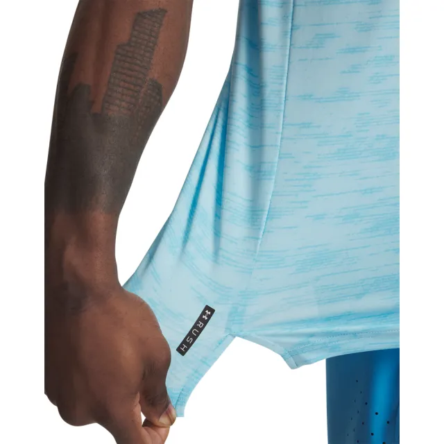 【UNDER ARMOUR】UA 男 Vanish Energy 印花短袖T-Shirt_1383974-494(淺藍色)
