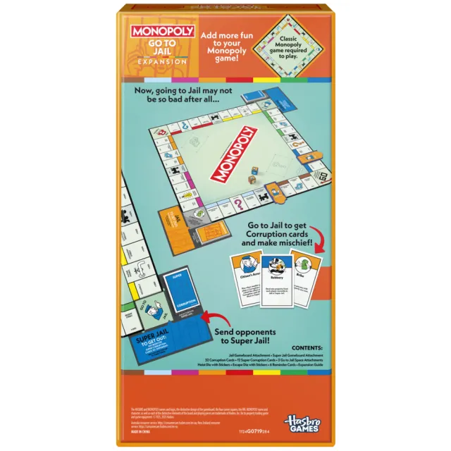 【MONOPOLY 地產大亨】桌遊系列(入獄擴充組)