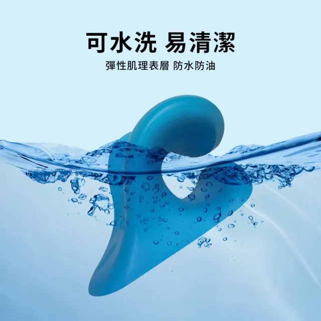【YUNMI】C型頸椎按摩枕 人體工學頸椎指壓按摩 肩頸按摩器 頸部按摩枕 頸椎牽引枕 護頸枕 富貴包枕頭
