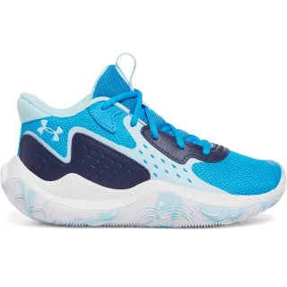 【UNDER ARMOUR】UA 大童 JET 23 籃球鞋_3026635-428(藍色)