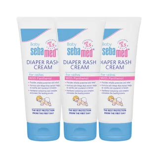 【SEBAMED 施巴】嬰兒護臀修護膏100mlx3入(總代理)