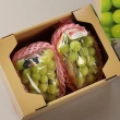 【RealShop】日本長野麝香+岡山晴王葡萄共2房 1.1kg±10%x1盒（等級：秀）(真食材本舖 中秋禮盒)