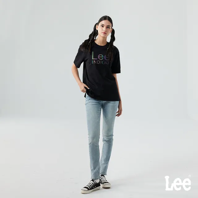 【Lee】女裝 牛仔褲 / 418 中腰合身窄管 中藍洗水(LB517049601)