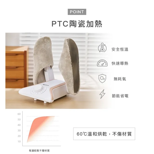 【Kolin 歌林】PTC陶瓷烘鞋機(可烘襪子及手套)