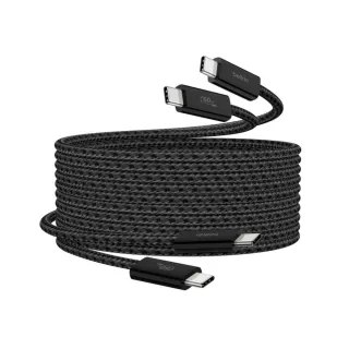 【BELKIN】BoostCharge USB-C 至 USB-C 60W編織連接線1.5ｍ 共2條裝(CAB018)