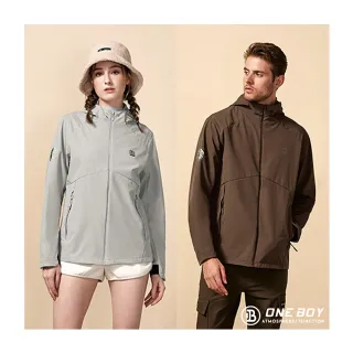 【ONE BOY】女款-機能防水防風透氣軟殼衝鋒衣(232385)