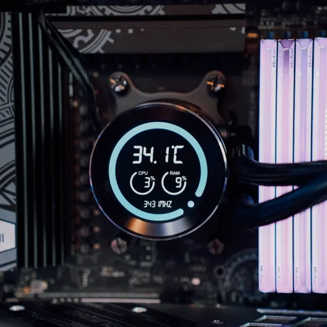 【darkFlash 大飛】大飛 DN360D 一體式水冷 CPU 散熱器-黑色(斷碼屏)