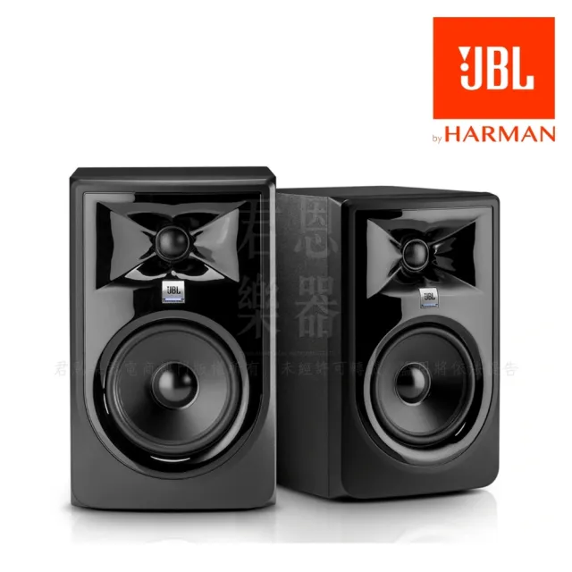 【JBL】306P MKII 6.5吋主動式監聽喇叭 一對／混音信任之聲(錄音室 家用 音響 電競 直播 播客 混音 桌上型)