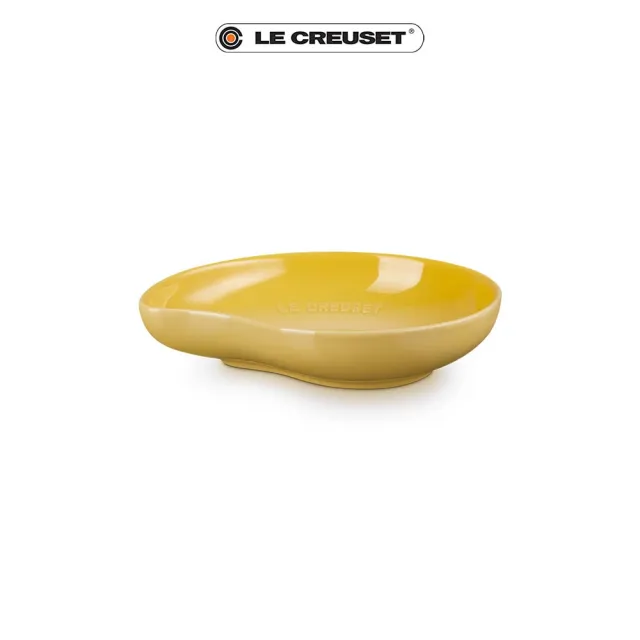 【Le Creuset】繁花系列瓷器葉形盤20cm(溫桲黃)