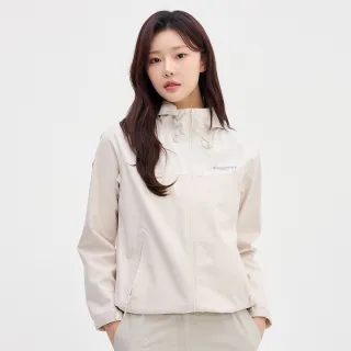 【Discovery Expedition】Bertex 女版連帽外套 機能外套 防風 防潑水 抗UV(DWWJ34051-IVD)