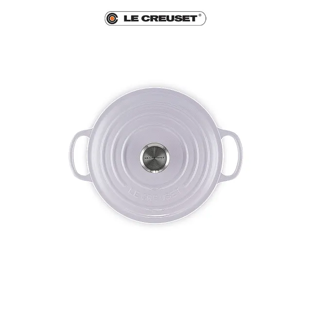 【Le Creuset】典藏琺瑯鑄鐵鍋圓鍋 20 cm(柔粉紫)