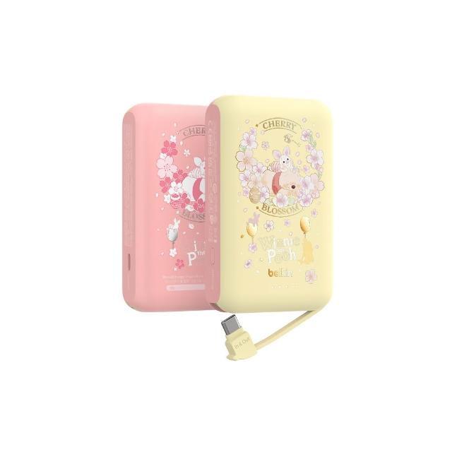 【BELKIN】BoostCharge 20W自帶USB-C線快充行動電源_10000mAh_迪士尼系列-小熊維尼(BPB021qcWP-DY)