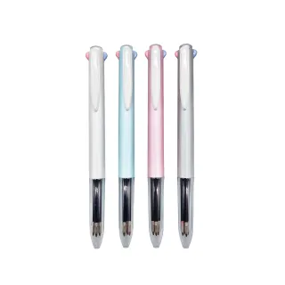 【PENROTE 筆樂】素の材4色筆 12入組(辦公用品、筆、書寫用具、原子筆)