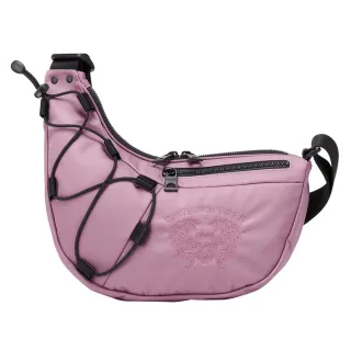 【Onitsuka Tiger】鬼塚虎 官方旗艦店 粉紫色老虎刺繡郵差包(3183B111-500)