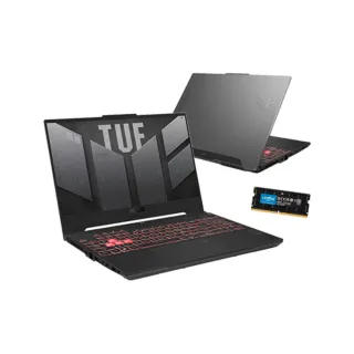 【ASUS 華碩】升級32G組★15.6吋 R5 RTX4060電競筆電(TUF Gaming FA507NV/R5-7535HS/16G/512G/RTX4060/W11)