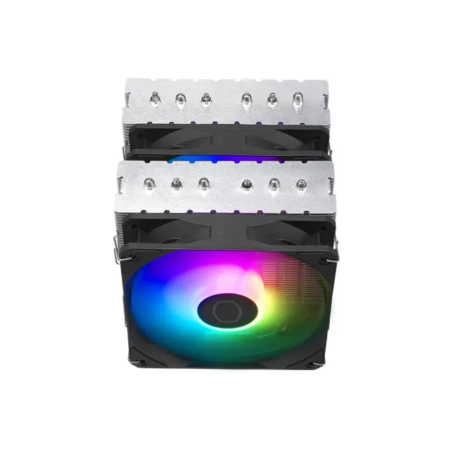 【Cooler Master 酷碼】Hyper 620S 散熱器/6導管/雙塔雙扇/高15.5/自帶ARGB(可控)