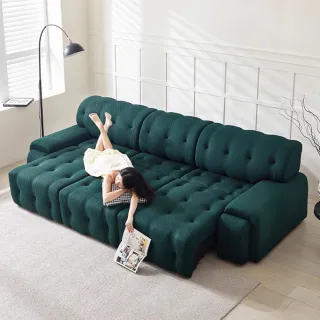 【完美主義】Lazura雲朵電動沙發床222公分(雙人沙發 2人沙發 可躺式)