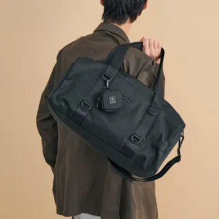 【PORTER INTERNATIONAL】圓筒輪廓ROLLIN行李袋(黑)