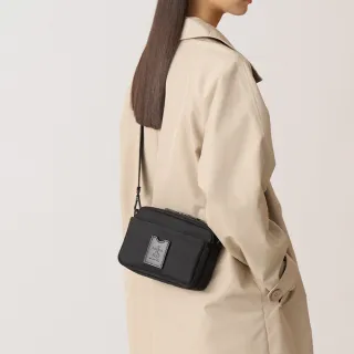 【PORTER INTERNATIONAL】經典復古LUXY斜背包-S(全黑)