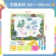 【OhBabyLaugh】水畫布+全套配件(兒童遊戲畫布/重複使用畫布/地墊/繪畫布/水畫筆/水畫本)