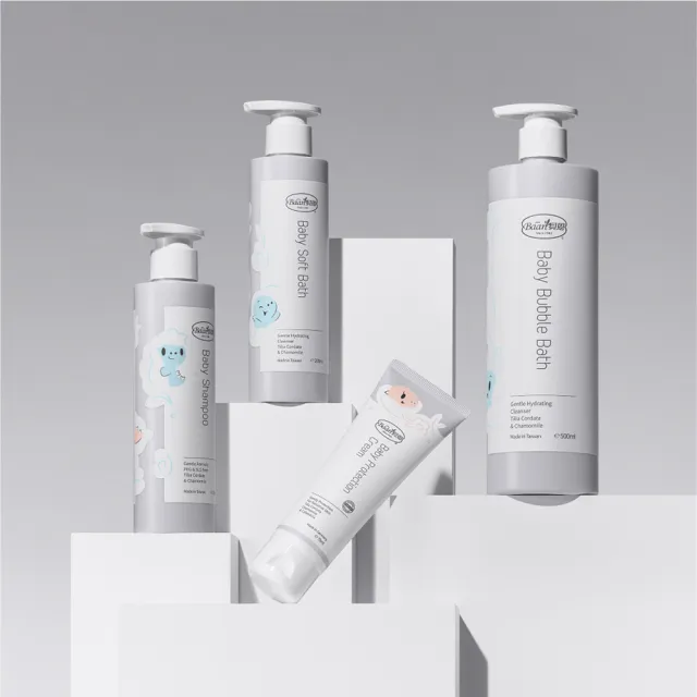 【Baan 貝恩】嬰兒泡泡香浴露 500ml 二入組