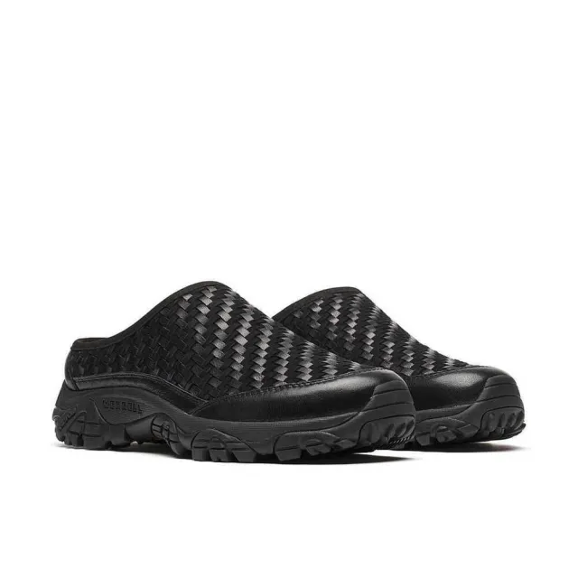 【MERRELL】Moab 2 Slide Ltr Woven Se 男女 休閒鞋 穆勒鞋 黑(ML2032949)