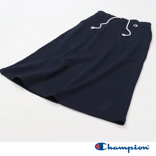 【Champion】官方直營 女款- BASIC 休閒棉長裙-深藍色(CW-Y212-370)