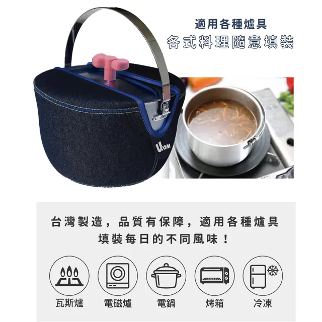 【UCOM 瑞康屋】福利品-麻吉貓系列1L 防溢提鍋14CM