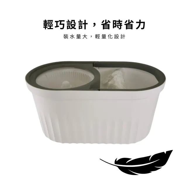 【美琦】手壓旋轉拖把桶組(手壓旋轉拖把 拖把組 旋轉拖把)