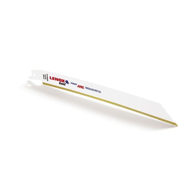 【LENOX 狼牌】美國製造 狼牌鍍鈦軍刀鋸片9吋x10T 五片裝(LET21089960GR)