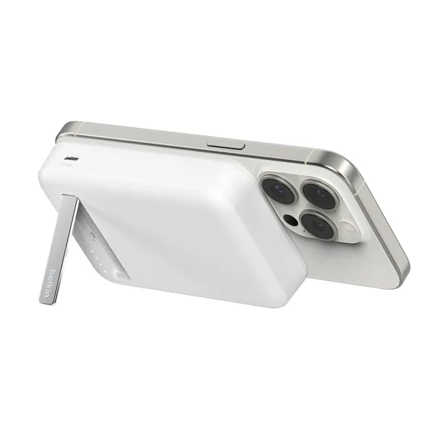 【BELKIN】BoostCharge Pro Qi2 磁吸無線充電行動電源10000mAh(BPD008)