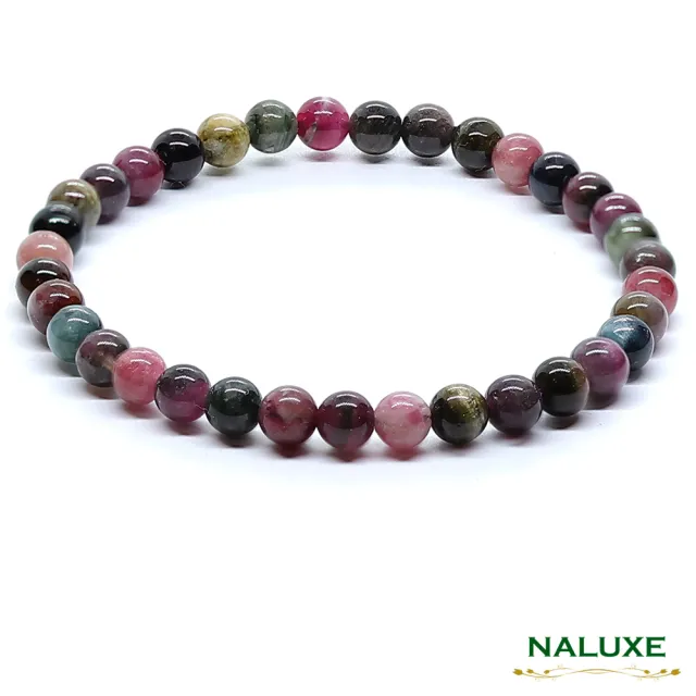 【Naluxe】老礦濃郁碧璽 開運手鍊 細緻款(避邪保護｜招財轉運｜淨化負能量｜平衡情緒｜提升人緣)