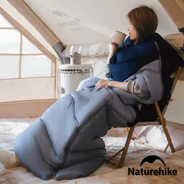 【Naturehike】晴天PL02可拼接機洗帶帽睡袋 U250 WS028(台灣總代理公司貨)