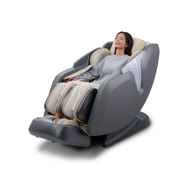 FUJI FG-7270 LS型軌道按摩椅，結合先進滾輪、氣壓及穴位按摩功能，提供音樂播放、揉捏、捶打、指壓、溫熱及零重力體驗，包含手部、肩部、腿部氣壓與腳底滾輪，舒緩全身疲勞。享有2年保固（詳閱說明書），讓您在家享受專業SPA級放鬆。