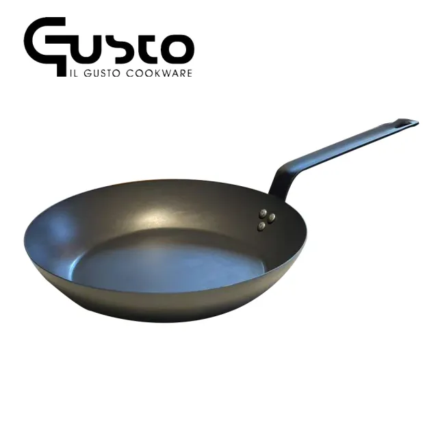 【GUSTO】28cm黑鐵平底鍋