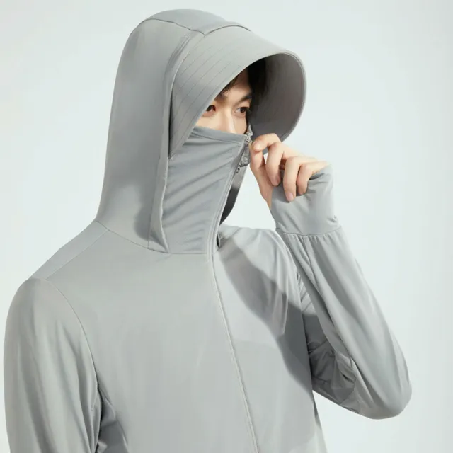【巴黎精品】防曬外套連帽外套防曬衣(速乾冰絲9色n1jh40)