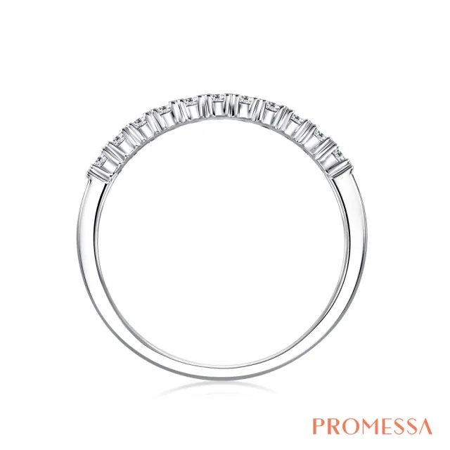 【PROMESSA】23分 星宇系列 愛環繞 18K金鑽石戒指/線戒