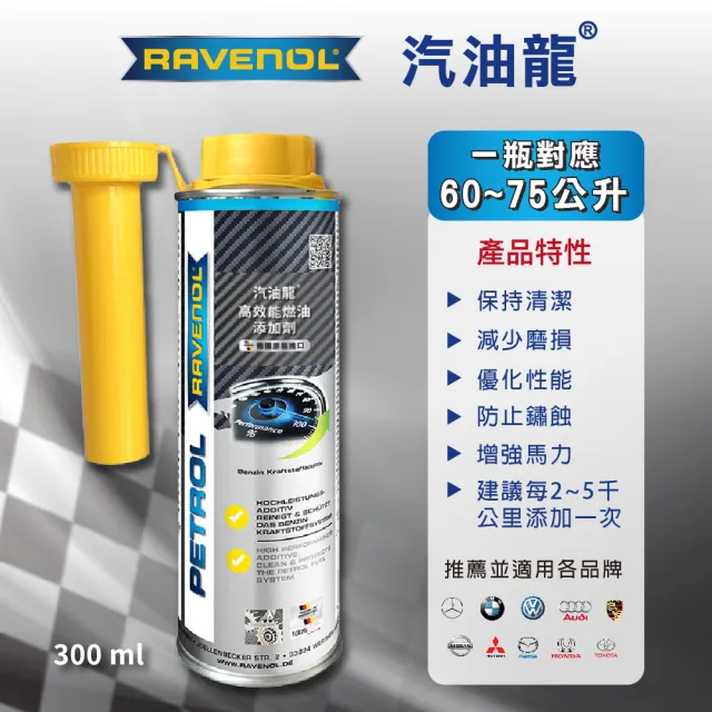 【RAVENOL 日耳曼】汽油龍高效能燃油添加劑(德國原裝)