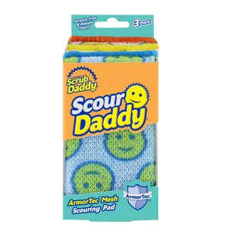 【Scrub Daddy 微笑老爹】硬漢老哥菜瓜布(彩色3入)