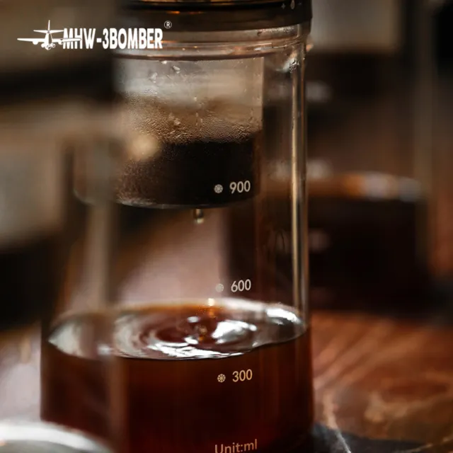 【MHW-3BOMBER】Baro冰滴壺 -600ML(原創呼吸式倒扣設 家用咖啡冷萃壺 滴漏式咖啡壺 600ml)