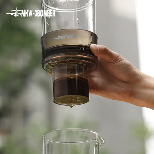 【MHW-3BOMBER】Baro冰滴壺 -600ML(原創呼吸式倒扣設 家用咖啡冷萃壺 滴漏式咖啡壺 600ml)