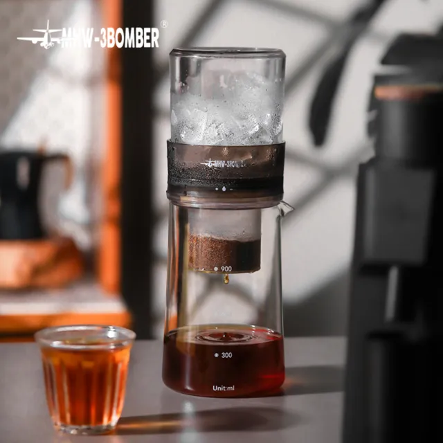 【MHW-3BOMBER】Baro冰滴壺 -600ML(原創呼吸式倒扣設 家用咖啡冷萃壺 滴漏式咖啡壺 600ml)
