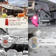 【金德恩】9合1急救避難包 戰爭包 地震防災包(背包 保暖毯 瑞士刀 收音機 警報器 手電筒 雨衣 手套 哨子)
