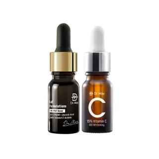 【Dr. May美博士】B3 PRO淨膚小黑瓶亮白組(B3PRO加強版+C15%美白精華)
